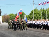 Районный конкурс строя и песни