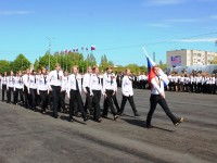 Районный конкурс строя и песни